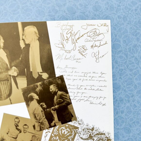 1990s Gold Book Battaglia  Ad • Foil Look • Euro Glamour Vintage Decor - Picture 6 of 10